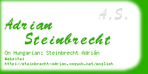 adrian steinbrecht business card